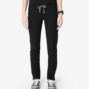 FIGS Tall Yola Skinny Scrub Pants in Black